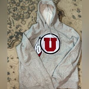 Grey University of Utah hoodie
